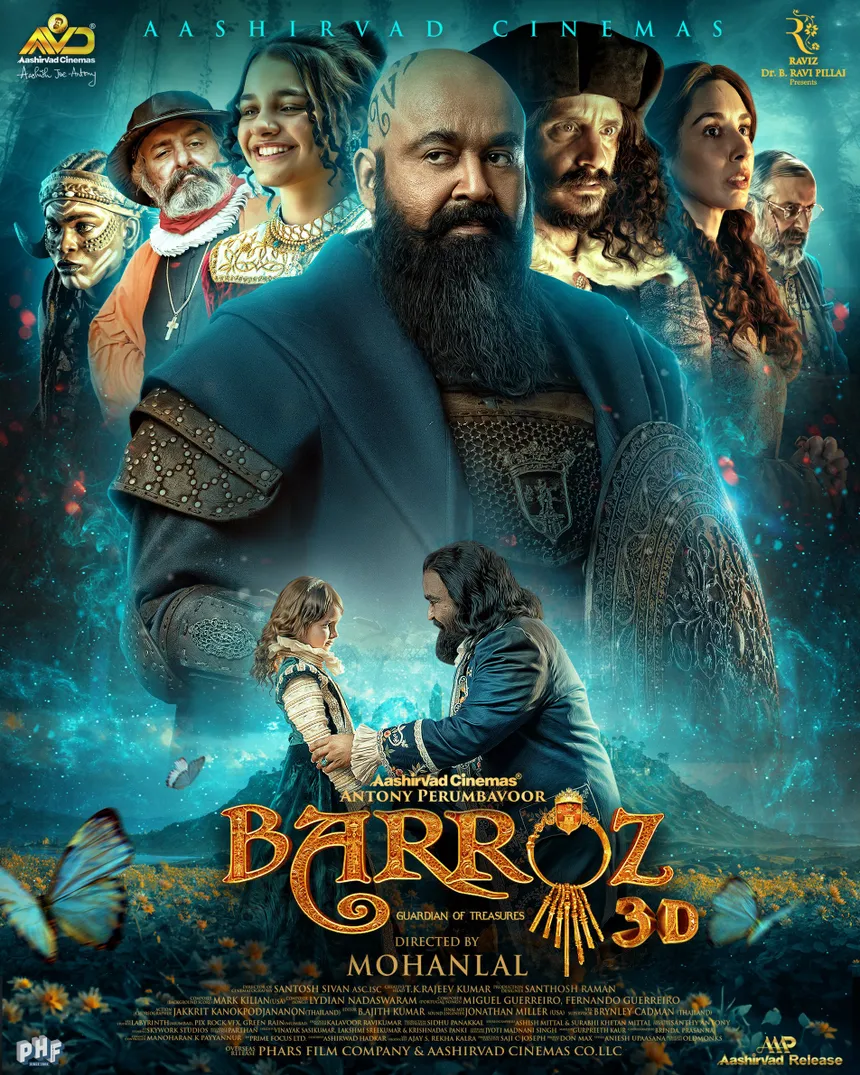 Barroz Movie Downloads, Cast and Review - this Creative belongs to Barroz Film & Production Team